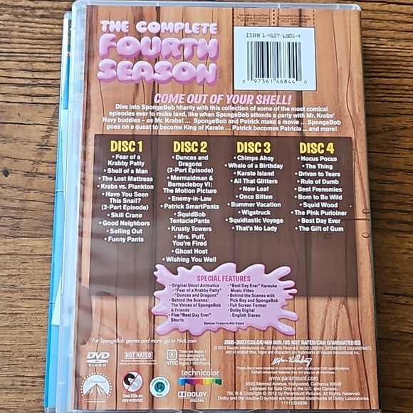 Spongebob Squarepants the complete 4th season - Picture 2 of 3